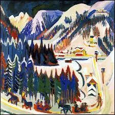 Qui a peint Le val de Sertig dans la neige ?