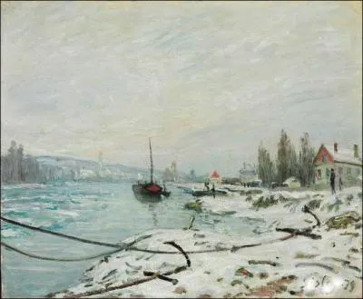 Qui a peint Saint Cloud sous la neige ?