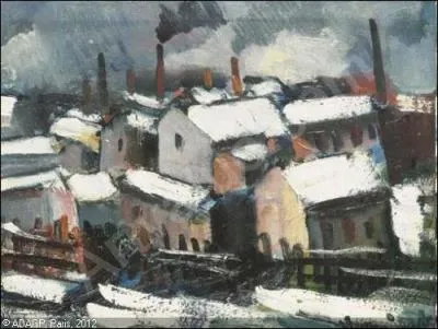 Qui a peint Paysage sous la neige ?