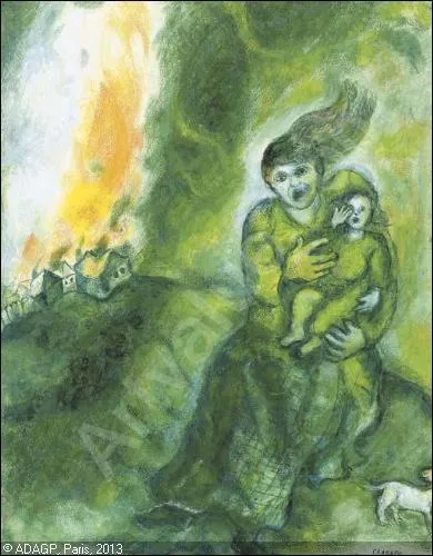 Qui a peint Incendie dans la neige ?