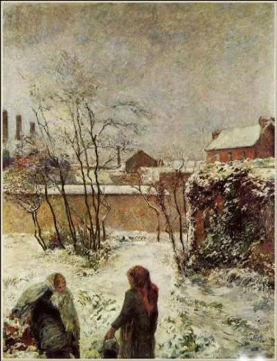 Qui a peint Effet de neige ?