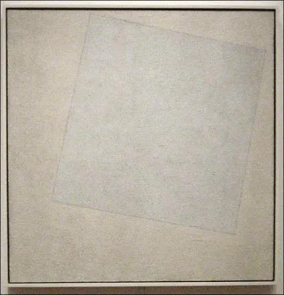 Le  Carr blanc sur fond blanc  est une uvre considre comme le premier monochrome de la peinture contemporaine. Quel peintre a peint cette huile sur toile en 1918 ?