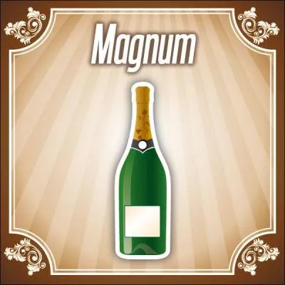 En taille  L  voici le  Magnum , quelle est sa contenance ?