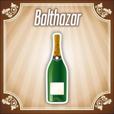 Nous arrivons dans les grandes tailles avec le  Balthazar  qui est quivalent  16 bouteilles :