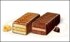 Quelle est cette ptisserie industrielle molleuse en forme de barre,  base de cacao enrob de chocolat ?