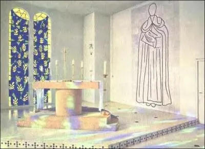 Quelle chapelle dcora-t-il  partir de 1949 ?