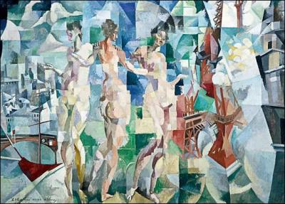 Que reprsente ce tableau de Robert Delaunay, une composition fort remarque au Salon des indpendants de 1912 ?