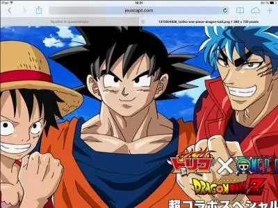 Quels sont les noms des personnages principaux du mlange de 3 mangas ?