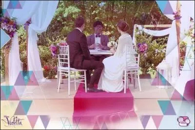 Que chante Violetta au mariage de Esmeralda et German ?