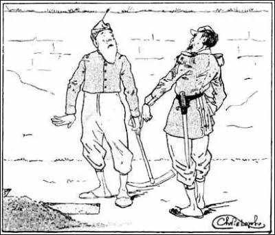 C'est un des  anctres  de la bande dessine. Ce curieux personnage, pas trs malin, creusait un trou puis un deuxime pour enterrer le tas du premier trou. Quel tait ce personnage ?