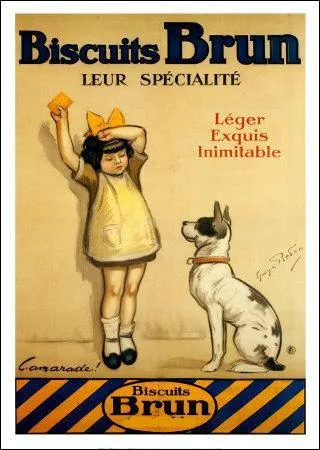 De quelle ville sont originaires les biscuits Brun crs en 1883 ?