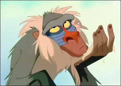 Vieux singe anthropomorphique proche du mandrill. Il apparut pour la premire fois dans le long mtrage d'animation  Le Roi lion .