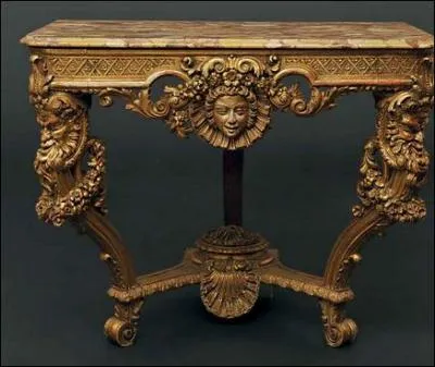 Style qui s'�tend de 1661 � 1715. C'est la grande �poque de la marqueterie Boulle. Les th�mes les plus fr�quents en ornementation sont la feuille d'acanthe, la mythologie faune et flore, pieds en feuillage, la fleur de lys. On utilise le ch�ne, le noyer, le ch�taignier, le sapin, l'�b�ne et le poirier.