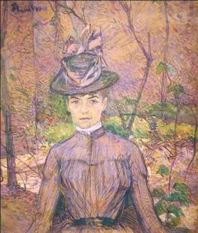 Qui Toulouse Lautrec a-t-il repr�sent� sur cette toile ?