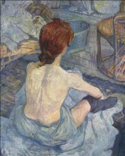 Quel est le nom de la belle rousse posant pour la toile de Lautrec intitul�e  La toilette  ?