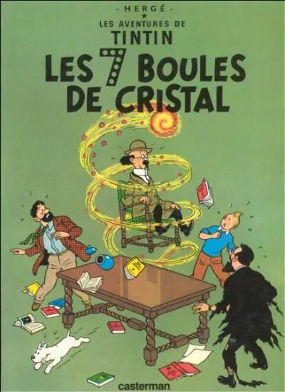 Quelle est la suite de l'album de Tintin  Les sept boules de cristal  ?