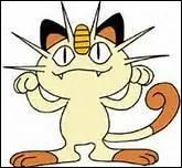 Comment s'appelle ce chat ? Aux cts de James et Djessie, il essaye de faire des plans pour capturer Pikachu.