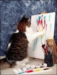 La  patte  du matre ! C'est un cador italien de l'art pauvre :