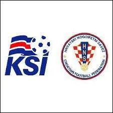 Lors du match aller Islande-Croatie, quel était le score ?