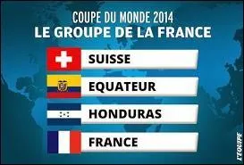 Dans quel groupe se trouve la France ?
