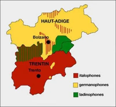 En Italie, une minorit allemande rclame activement son indpendance. Comment s'appelle-t-elle ?