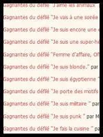 Quel thme n'a-t-on jamais eu au dfil du jour ?