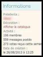  quel niveau doit-on avoir 50 membres dans son club ?