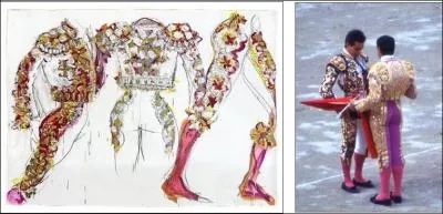 Quel grand couturier de mode ralisa en 1992, un habit de lumire pour les arnes de Nimes ?