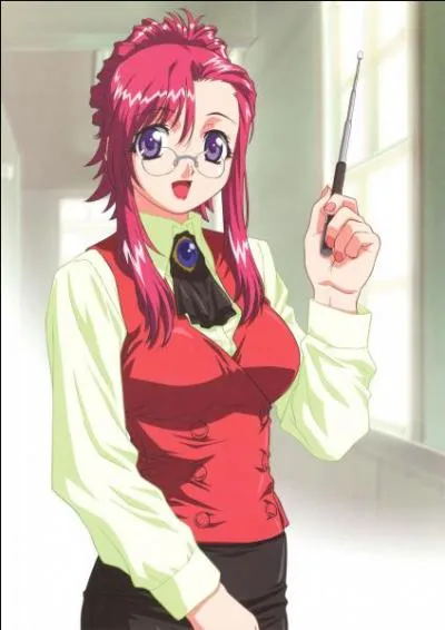 Dans 'Onegai Teacher', ce personnage est en fait un extraterrestre, venu sur Terre pour tudier le comportement des humains. Elle est professeur dans un tablissement. Elle se mariera avec un de ses lves, nomm Kusanagi Kei. C'est...