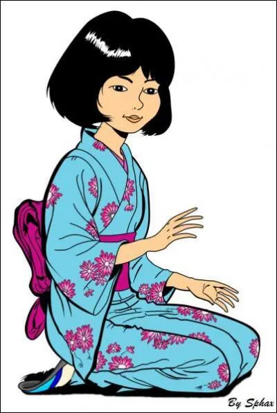 Une asiatique :