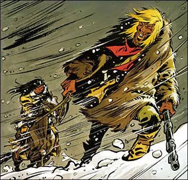 Buddy Longway et sa compagne :