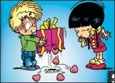 Cédric et son amoureuse :