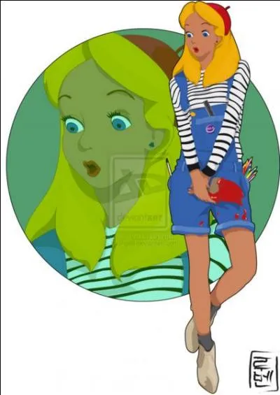 Elle a quitté le pays des merveilles pour la fac. Elle est devenue étudiante en arts. Qui est-elle ?