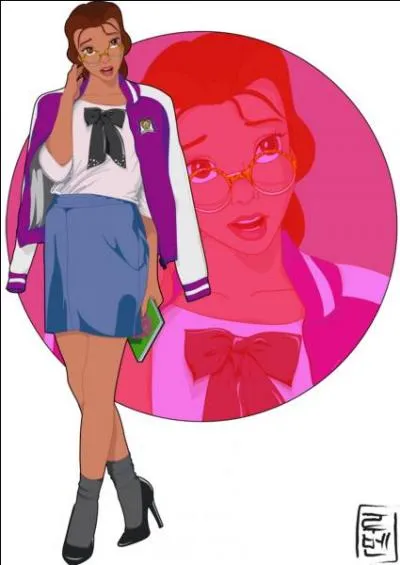 Avec sa veste universitaire sur les épaules, la petite amie de la bête porte bien son nom. Qui est-elle ?