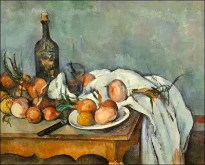 Nature morte avec oignons.