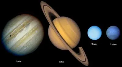 De quoi sont fait Neptune, Saturne, Uranus et Jupiter ?