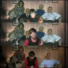 O est assis Louis et aprs o s'assoit-il ? (Regardez la photo. )