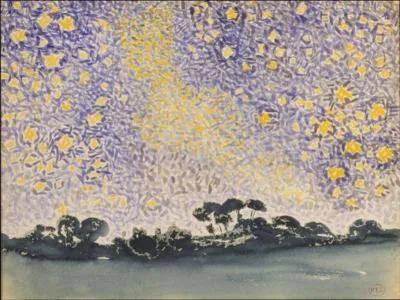 Qui a peint Paysage avec une myriade d'toiles ?