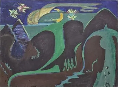 Qui a peint ce paysage de nuit ?