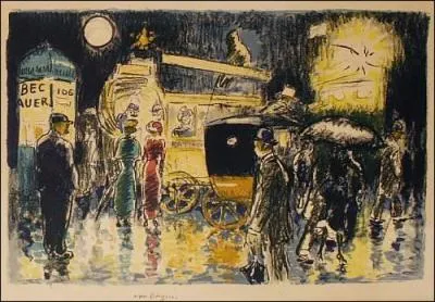 Qui a peint Place Pigale la nuit ?