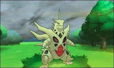 Qu'est ce qui change chez Tyranocif quand il mga-volue ( part sa forme) ?