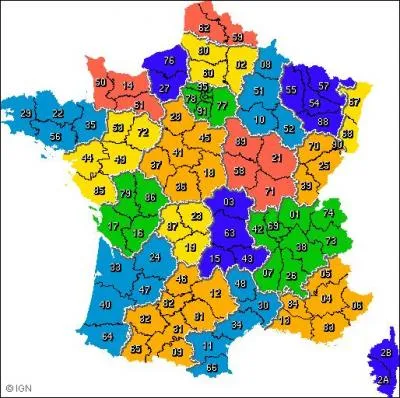 Combien y a-t-il de dpartements en France mtropolitaine ?
