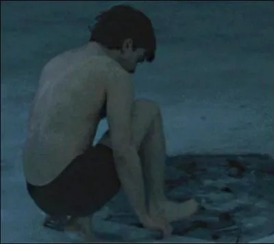 Entre ces deux questions, Harry a combattu un serpent qui avait pris possession d'une vieille femme (pralablement massacre). Bref. Ici, Harry craque. Il va se baigner dans une mare  2C en pleine nuit. Pourquoi, Harry, pourquoi ?