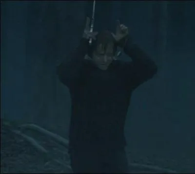 Ron, en bon matre nageur sauveteur, vient  sa rescousse. Non content d'avoir sauv Harry, que fait-il d'autre ?