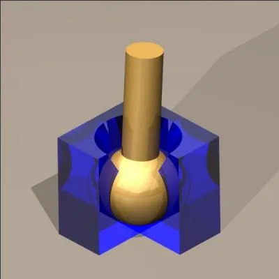 Quelle est la particularit de la liaison rotule ?