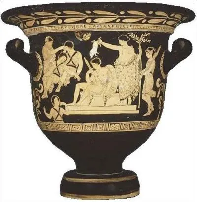 Le cratre des Eumnides est un...