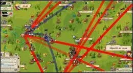 Que reprsentent les lignes sur la carte ?