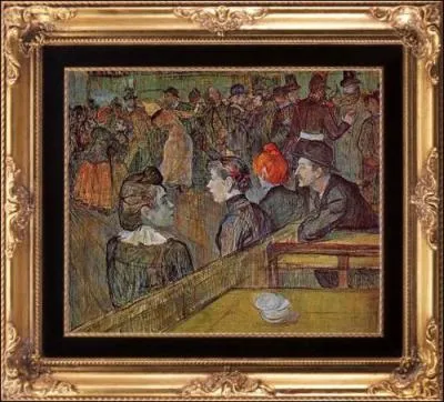 En quelle anne fut peinte cette toile intitule  Au moulin de la Galette  ?