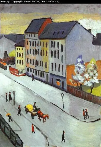 Qui a peint Notre rue ?