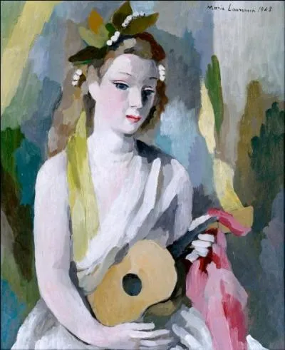 Quel chanteur a popularis le peintre  Marie Laurencin  ?